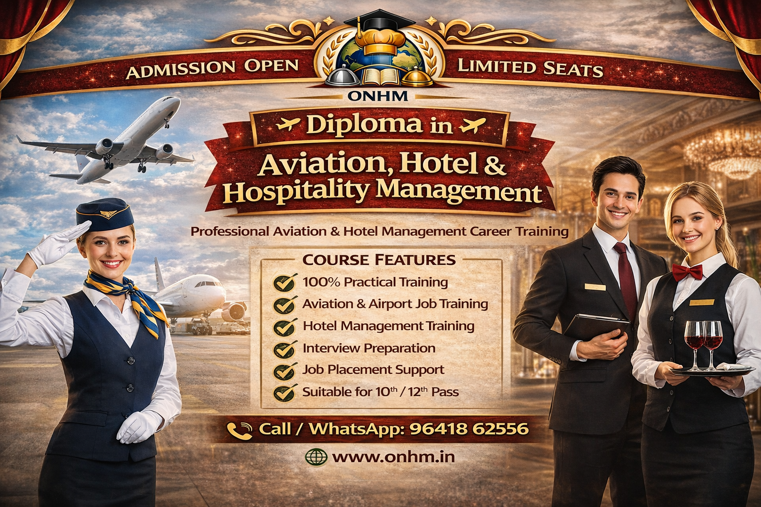 Diploma in Aviation, Hotel and Hospitality Management