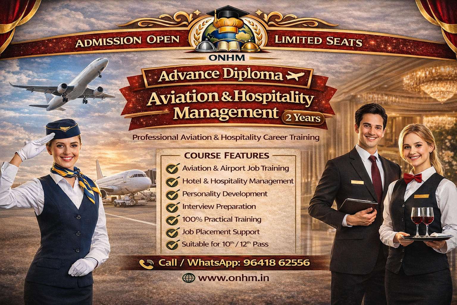 Advance Diploma in Aviation & Hospitality Management