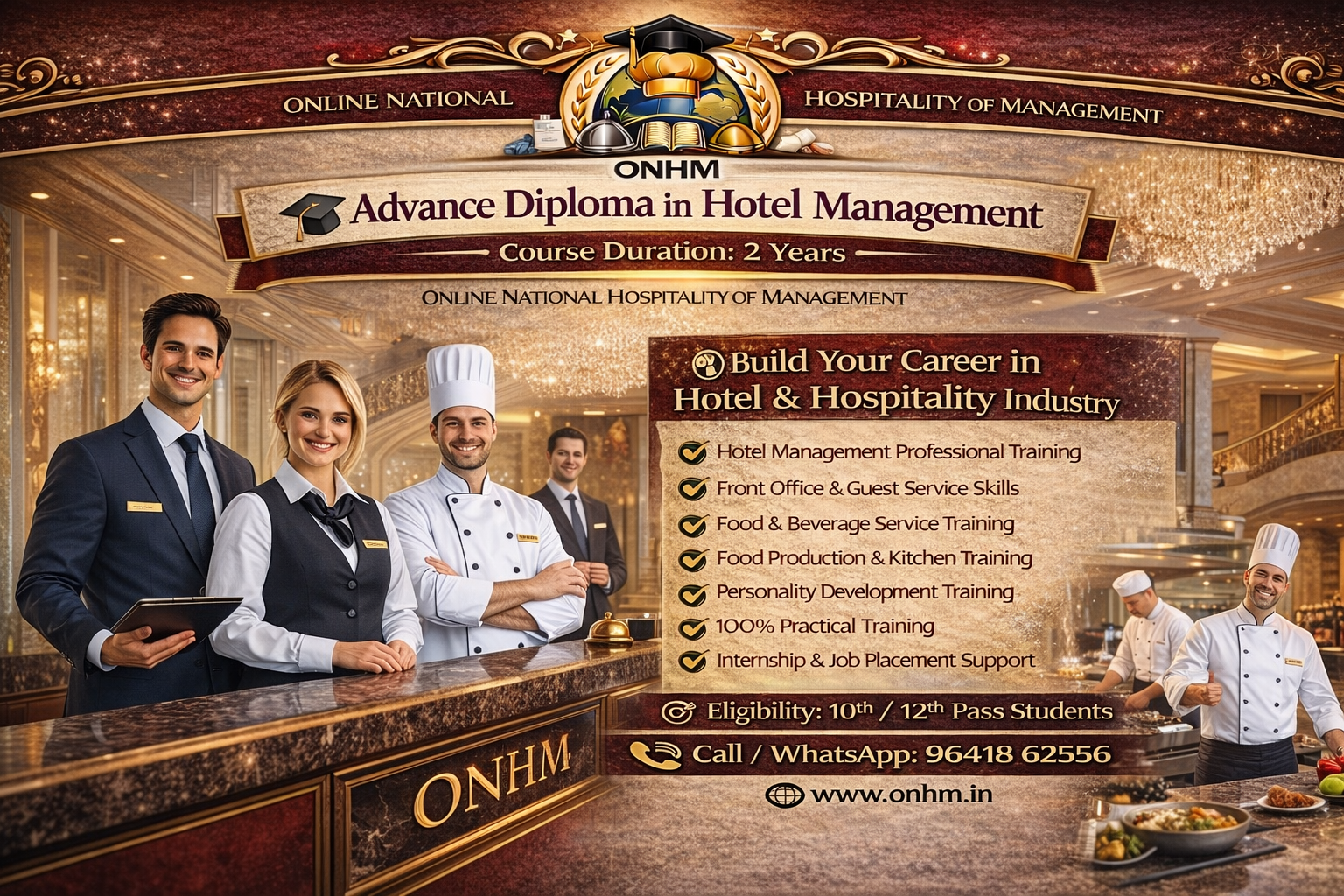 Advance Diploma in Hotel Management